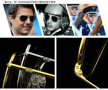Aviation Pilot Sunglasses Men Women 2021 Vintage Brand