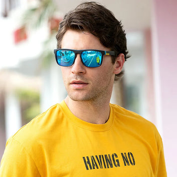 Fashion Square Vintage Polarized Sunglasses Men Women Retro