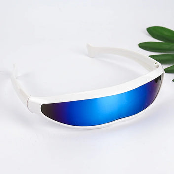 New Futuristic Narrow Cyclops Sunglasses Laser Eyeglasses UV400