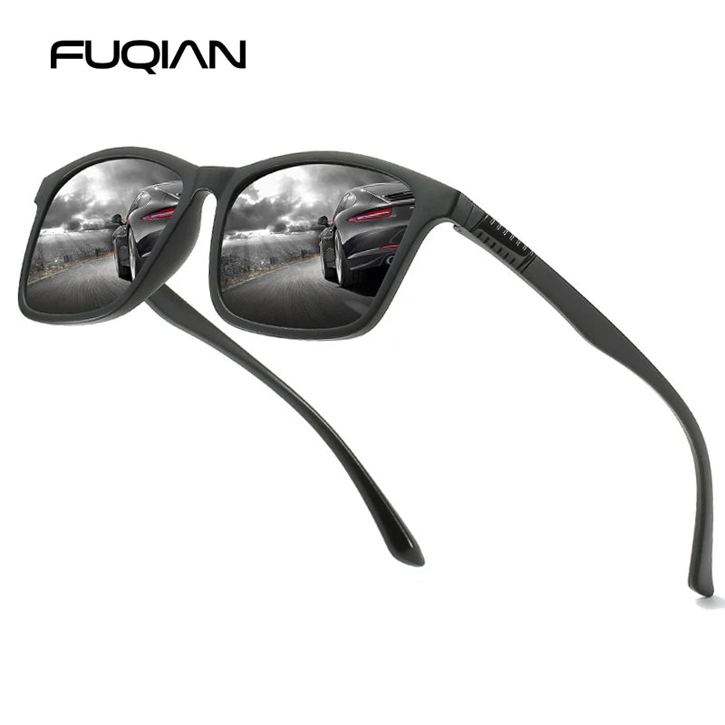 Light Weight TR90 Men Sun Glasses Classic Polarized Sunglasses For Male Outdoor Shades UV400