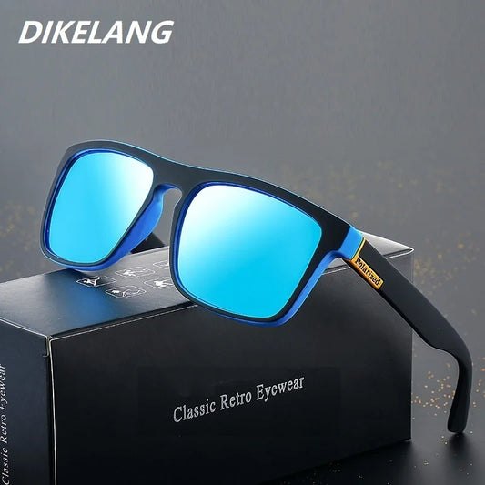 Fashion Square Vintage Polarized Sunglasses Men Women Retro